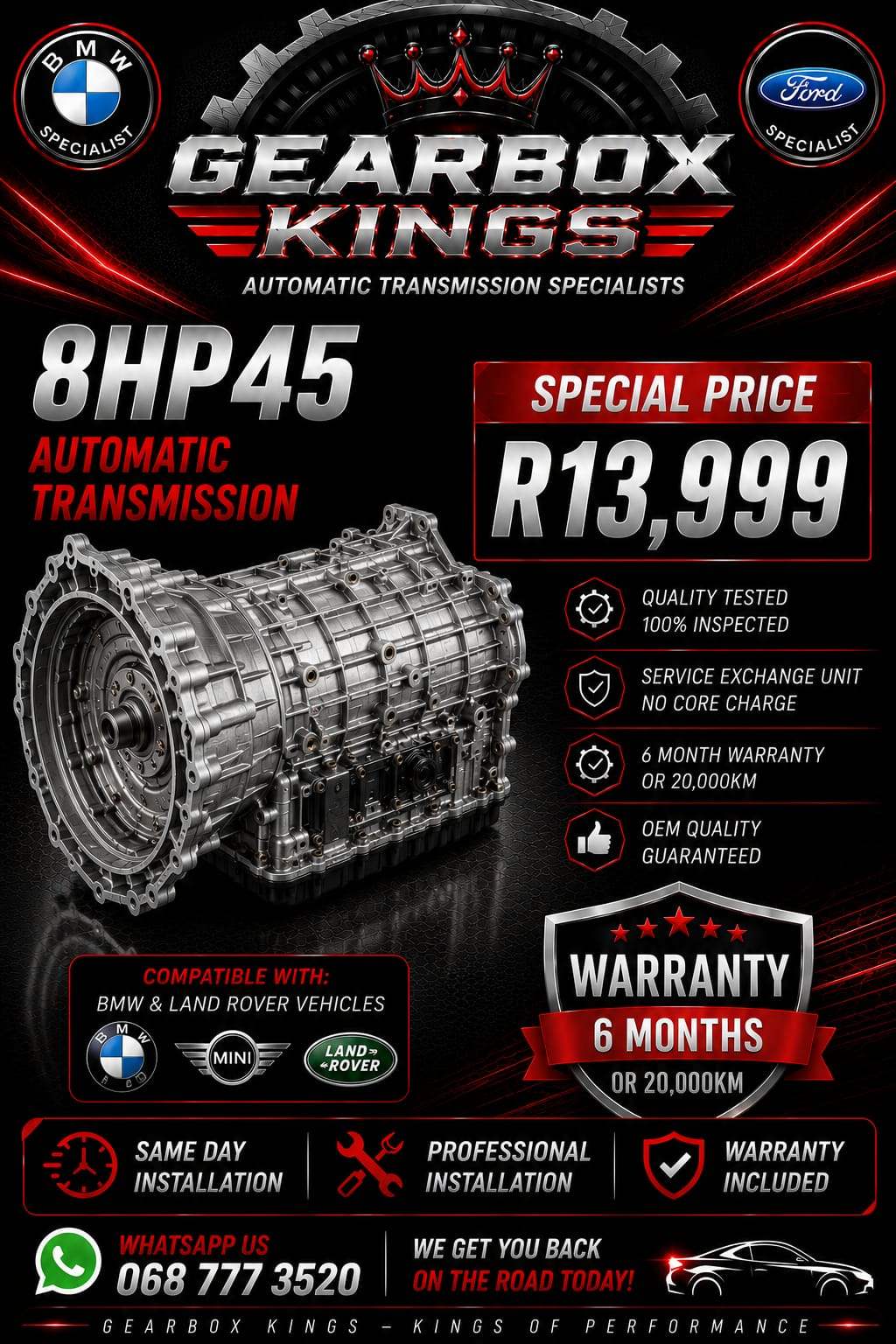 6HP19 automatic gearbox
